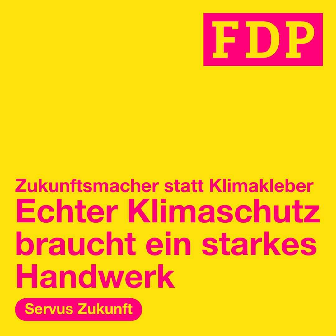 Echter Klimaschutz braucht ein starkes Handwerk