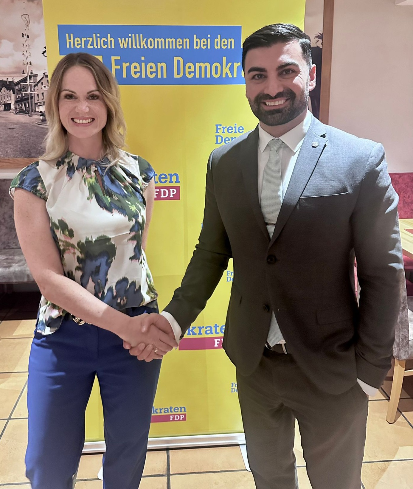 Doppelspitze im Kreisverband der FDP Freyung-Grafenau 